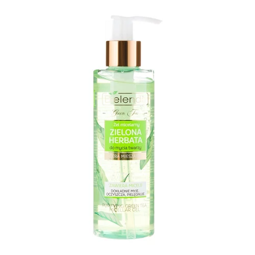 Мицеллярный гель для умывания лица BIELENDA Green Tea 200 мл (50874) - Фото №1
