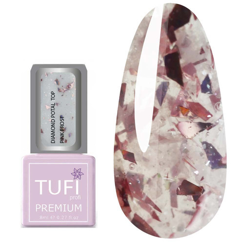 Топ TUFI profi DIAMOND POTAL TOP Розовый Иней 8 мл (0227052)