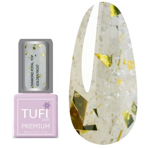 Топ TUFI profi DIAMOND POTAL TOP Золотой Иней 8 мл (0227051)
