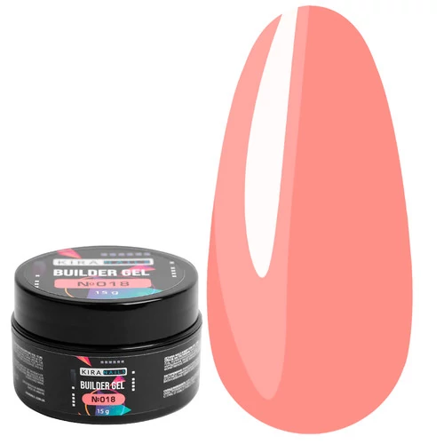 Конструирующий гель KIRA Nails Builder Gel №018 15 г (757053) - Фото №1