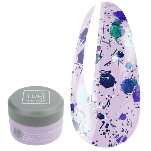 Гель-лак TUFI profi SPARKLE 02 Фиолетовый бриллиант 5 мл (0243529)