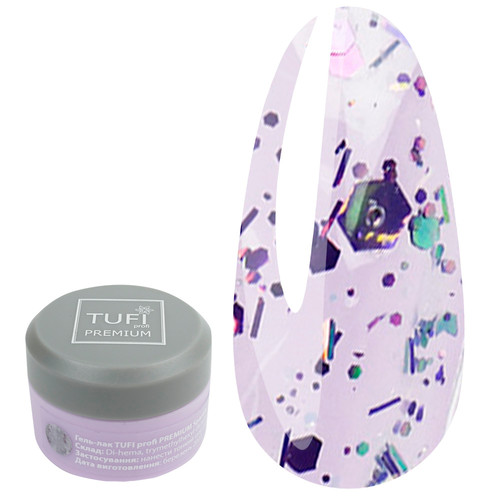 Гель-лак TUFI profi SPARKLE 04 Пурпурный бриллиант 5 мл (0243531)