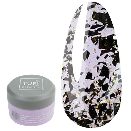 Гель-лак TUFI profi SPARKLE 05 Чорне золото 5 мл (0243532)