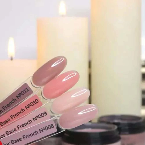 KOMILFO Color Base French 011 нюдовый (без кисточки) 30 мл - Фото №2