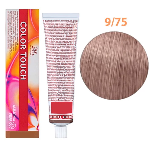 Краска для волос Wella Professionals Color Touch №9/75 очень светлый блонд коричневый махагоновый deep browns (3616301119012)