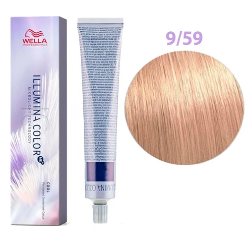 Краска для волос Wella Professionals Illumina Color Me+ № 9/59 глянцевый алебастр (3614228807470)