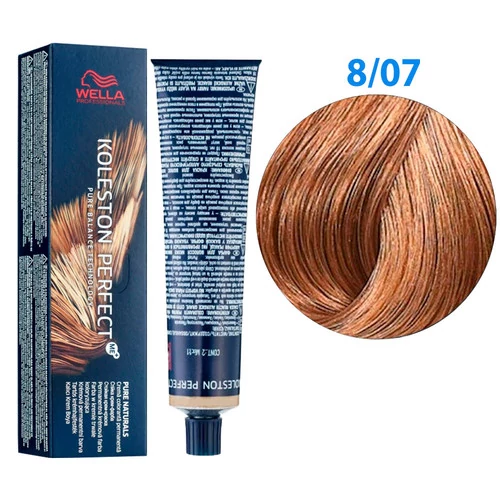Краска для волос Wella Professionals Koleston Perfect № 8/07 платан pure naturals (8005610663500)
