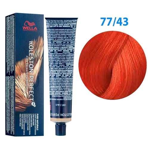 Краска для волос Wella Professionals Koleston Perfect № 77/43 светло-русый медный золотой vibrant reds (8005610667867)