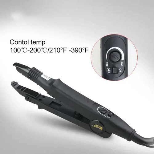 щипцы для наращивания волос Hair Extension Connector 611 Black - Фото №2