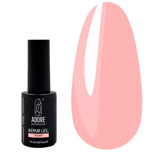 Гель камуфлирующий ADORE Repair Cover Gel № 02 телесно-розовый 7,5 мл (2101010024579) - Фото №1