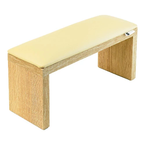 Подлокотник ECOSTAND Wood бежевый на бежевых ножках 320х160х110 мм - Фото №1