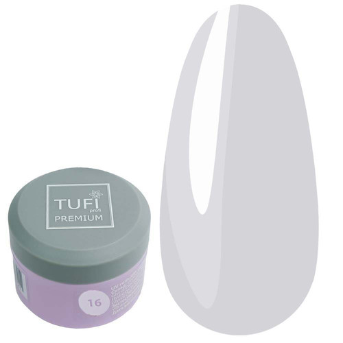 Гель для наращивания TUFI profi BUILDER GEL 16 White 15 г (0283887)