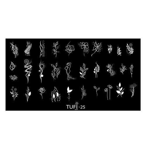 Пластина для стемпінгу TUFI profi №25 (0202720)