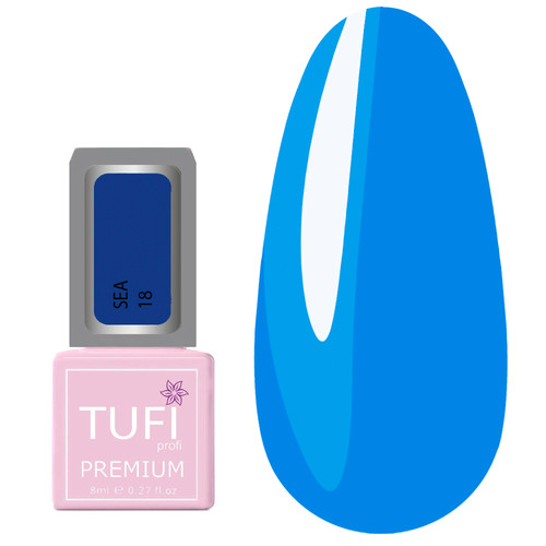 Гель-лак TUFI profi SEA 18 Синий 8 мл (0283753)