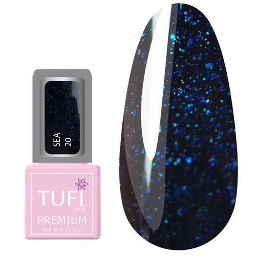 Гель-лак TUFI profi SEA 20 Темно-синий глянец 8 мл (0283757)