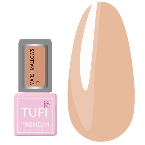Гель-лак TUFI profi MARSHMALLOWS 17 Персиковый 8 мл (0283761)