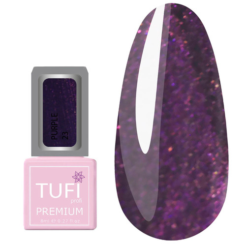 Гель-лак TUFI profi PURPLE 23 Фиолетовый бархат 8 мл (0283777)