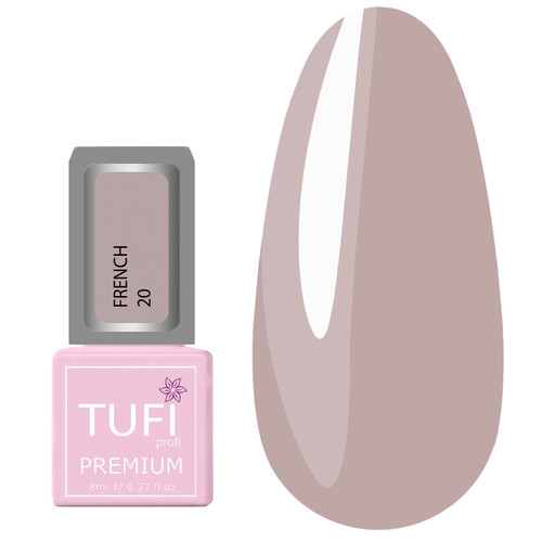 Гель-лак TUFI profi FRENCH 20 Пудровый 8 мл (0283792)