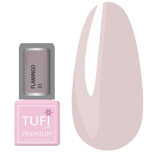 Гель-лак TUFI profi FLAMINGO 31 Розовая вода 8 мл (0283800)