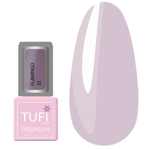 Гель-лак TUFI profi FLAMINGO 32 Пурпурный мел 8 мл (0283801)