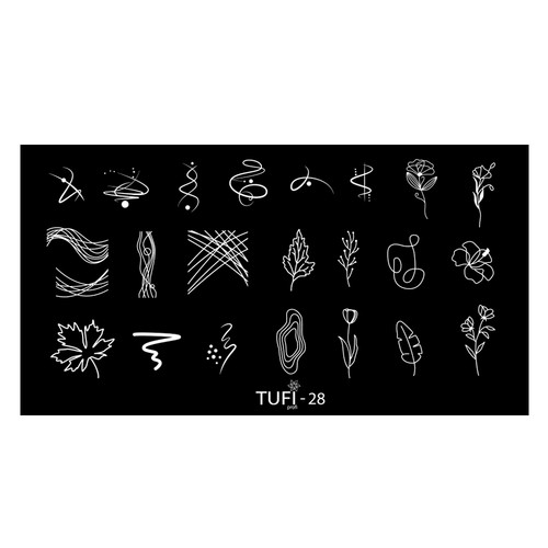 Пластина для стемпінгу TUFI profi №28 (0202723)