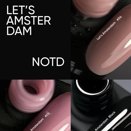 База NAILS OF THE DAY Let's Amsterdam Black №1 черный 10 мл (u0000017106) - Фото №3