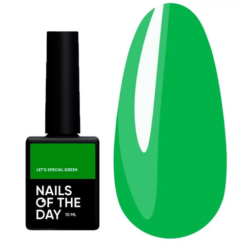 Гель-лак NAILS OF THE DAY Let's special Green зеленый 10 мл (u0000017586) - Фото №1