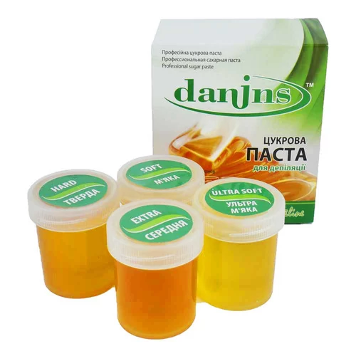 Набор пробников сахарной пасты Danins 200 г (4х50г) - Фото №1