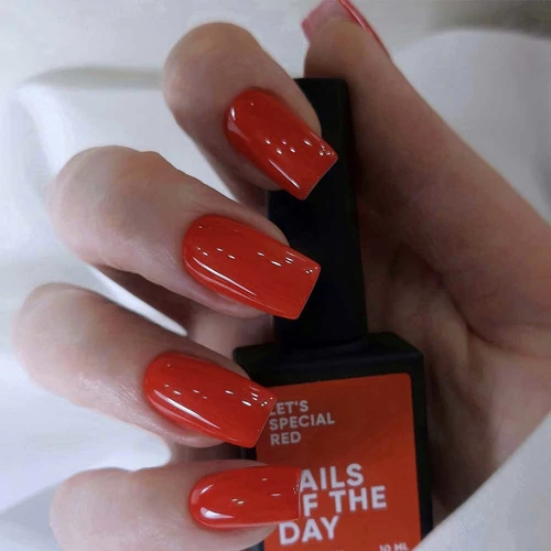 Гель-лак NAILS OF THE DAY Let's special Red красный 10 мл (u0000016710) - Фото №3