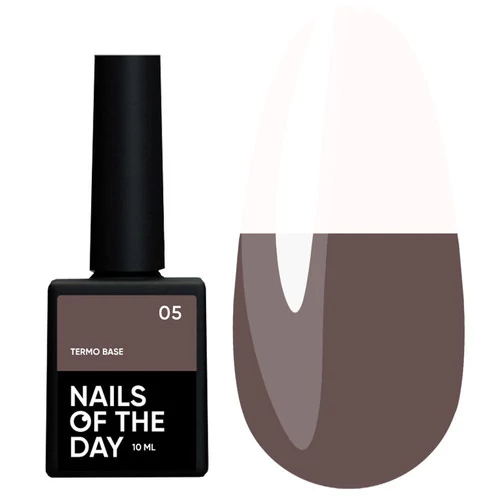 База NAILS OF THE DAY Termo №05 темный шоколад, молочный 10 мл (u0000016556) - Фото №1