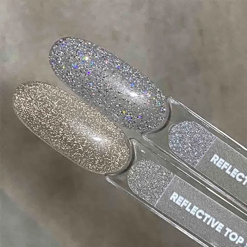 Топ NAILS OF THE DAY Reflective Holographic светоотражающий прозрачный с голографическим шиммером 10 мл (u0000016326) - Фото №2