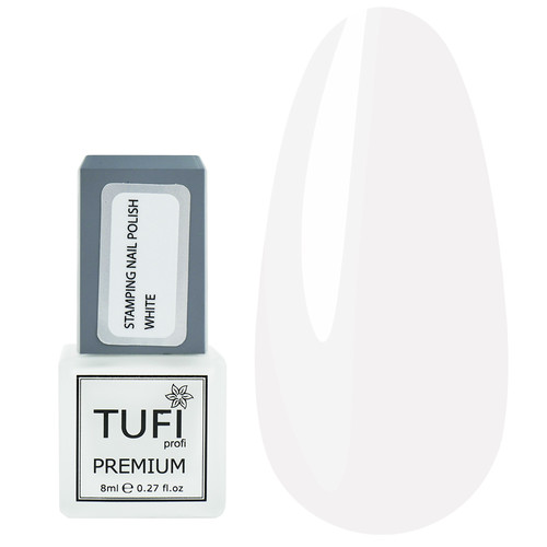 Лак для стемпинга TUFI profi Белый 8 мл (0295876)