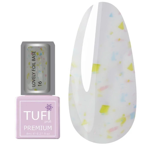 База TUFI profi LOVELY FOIL BASE 16 Молочный 8 мл (0295663) - Фото №1