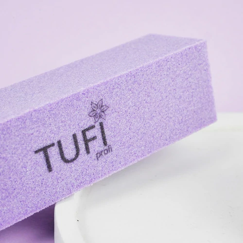 Бафик TUFI profi Брусок Фиолетовый 150/150 грит 10 шт (0300679) - Фото №2