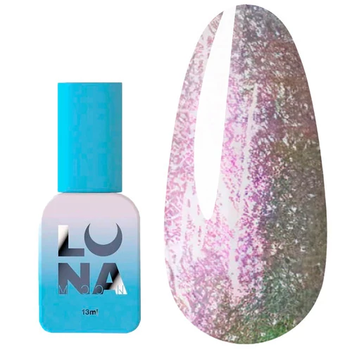 Гель-лак LUNA №202 персиковый с шиммером, с эффектом втирки 13 мл (047-2751-0552) - Фото №1