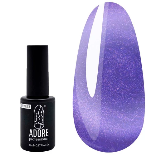 Гель-лак ADORE cat's eye M-02 сиреневый 8 мл (2101200051842)