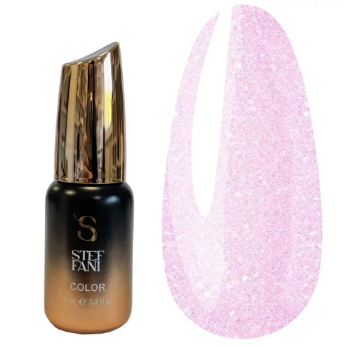 Гель-лак Steffani Color Gel polish №50 прозрачный с розовым микроблеском 9 мл (SGP09-50)