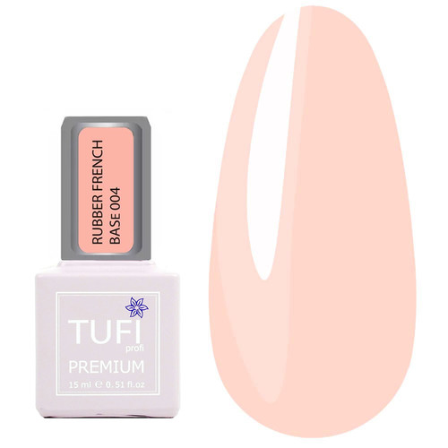 База TUFI profi RUBBER FRENCH BASE 04 Клубника со Сливками 15 мл (0227140)