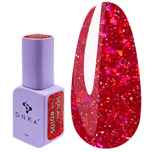 Гель-лак DNKa 0105 красный с шимером 12 мл (GPDC0105)