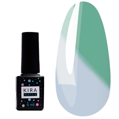Гель-лак KIRA Nails Fluo №013 голубой-бирюза люминесцентный 6 мл (747013) - Фото №1