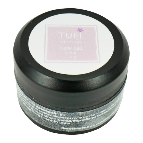 Гель-резинка для типсов TUFI profi Прозрачный 5 г (0288994)
