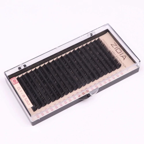 Ресницы ZIDIA Premium Lash Extensions для наращивания  (20 лент)  C0,10 х 8 мм - Фото №4