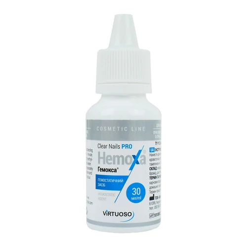 Жидкость кровоостанавливающая Virtuoso HEMOXA Clear 30 мл - Фото №1