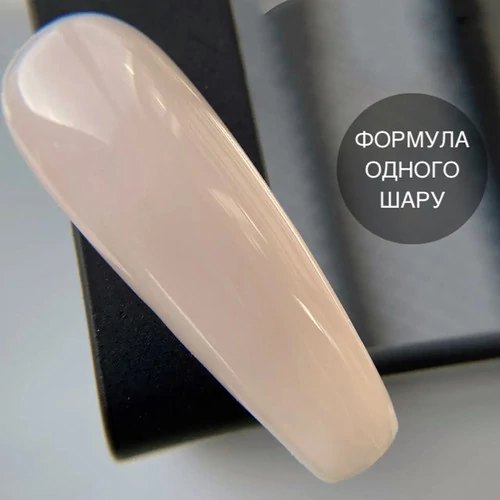 База для ногтей GA&MA Cover №020 Fizz молочно-бежевый 15 мл (формула одного слоя) (7700092) - Фото №2