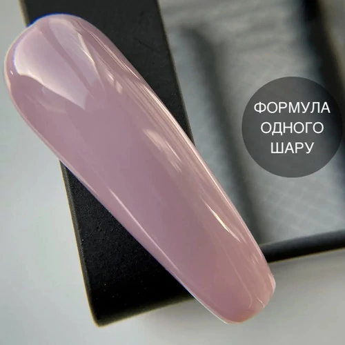 База для ногтей GA&MA Cover №022 Smoky дымный серо-розовый 15 мл (формула одного слоя) (7700088) - Фото №2