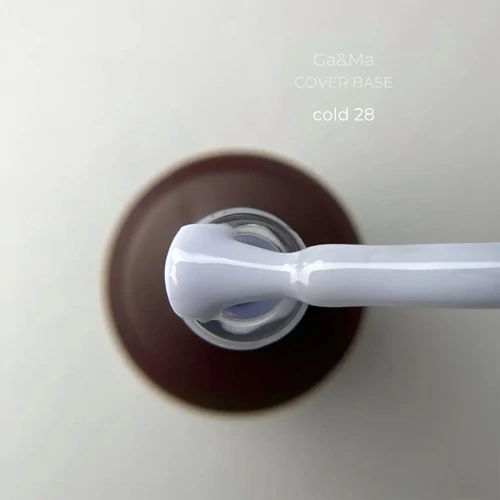 База для ногтей GA&MA Cover №028 Cold нежно-голубой 15 мл (7700459) - Фото №2