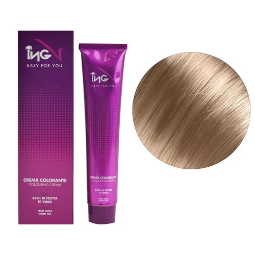 Крем-краска для волос ING Professional Colouring Cream with Macadamia oil 10.32 платиновый блондин бежевый 60 мл (IN00523) - Фото №1