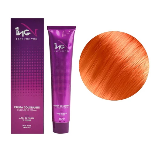 Крем-краска для волос ING Professional Colouring Cream 8.44 светло-русый медный интенсивный 100 мл (IN00147) - Фото №1