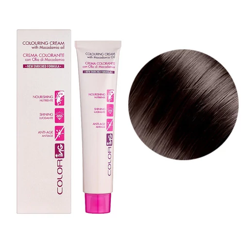 Крем-краска для волос ING Professional Colouring Cream with Macadamia oil 4 каштановый 60 мл (IN00514) - Фото №2
