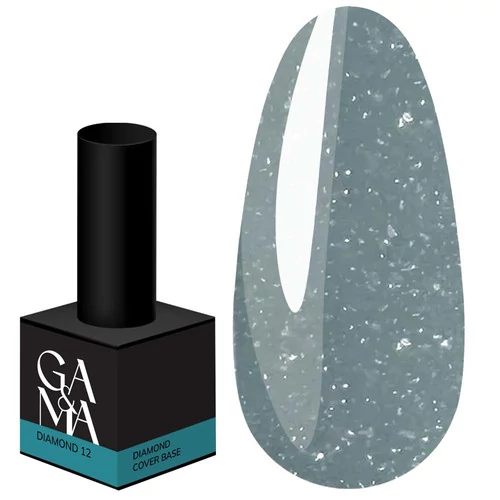 База для ногтей GA&MA Diamond №012 бирюзовая 15 мл (7701421)